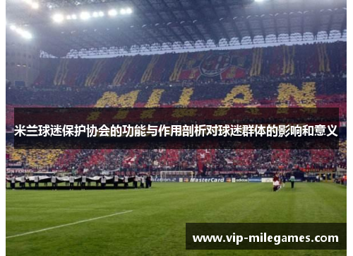 米兰球迷保护协会的功能与作用剖析对球迷群体的影响和意义 米兰球迷保护协会的功能与作用剖析对球迷群体的影响和意义